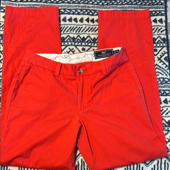 Vineyard Vines Red Chino Pants - Picture 1 of 4